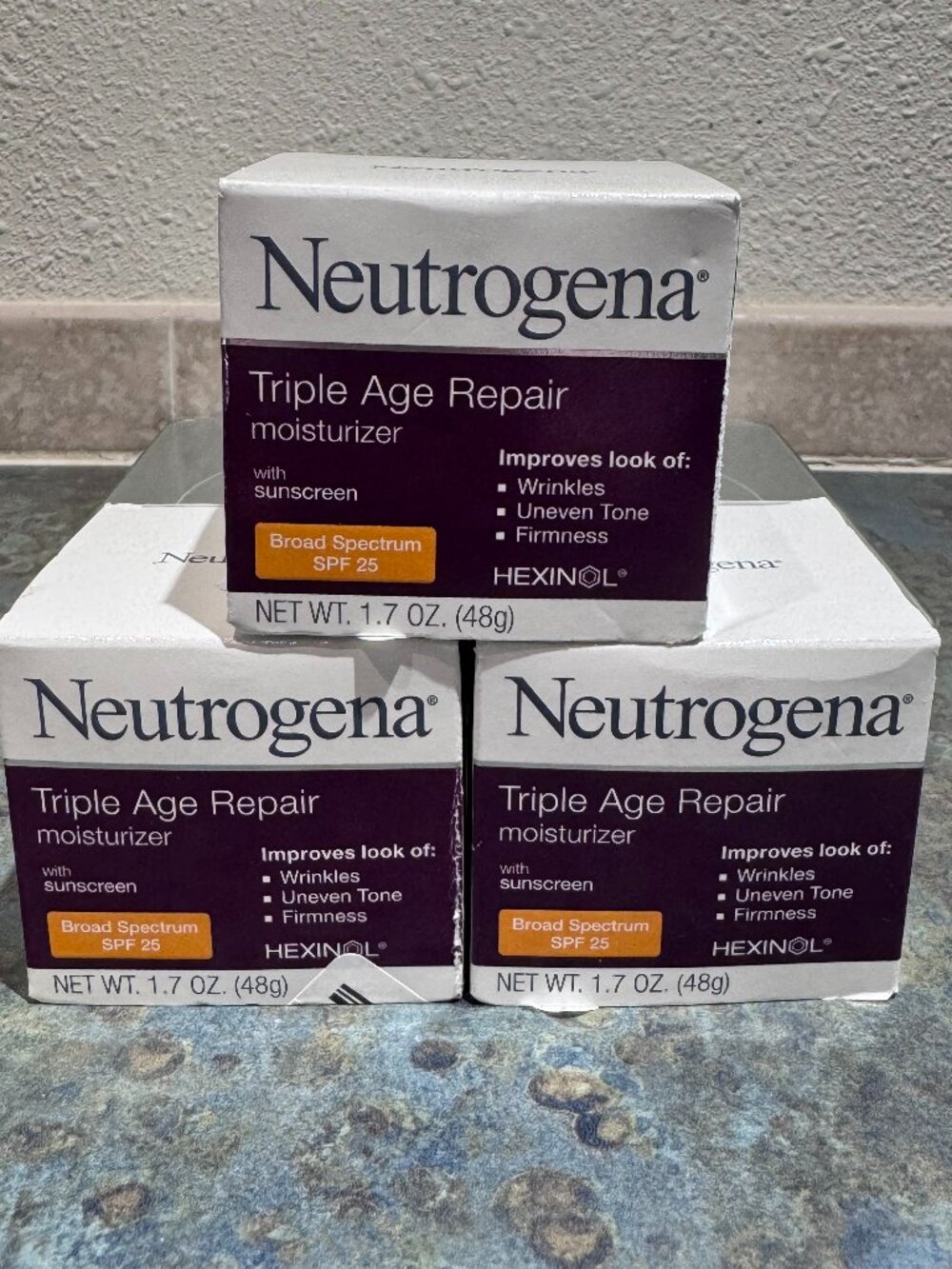 Neutrogena Triple Age Repair Moisturizer with Sunscreen - 3 Pack